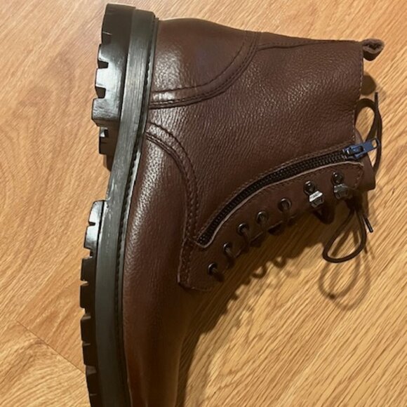 Aldo Leather Side Zip Boots For Men Size men\'s 11 (Pre Owned) main image 6